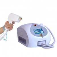 Hot sale white portable  laser 808nm diode laser hair removal machine with CE certification